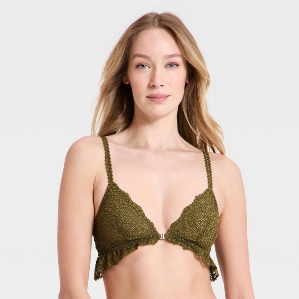 Bralette de encaje de cierre frontal para mujer - Auden™