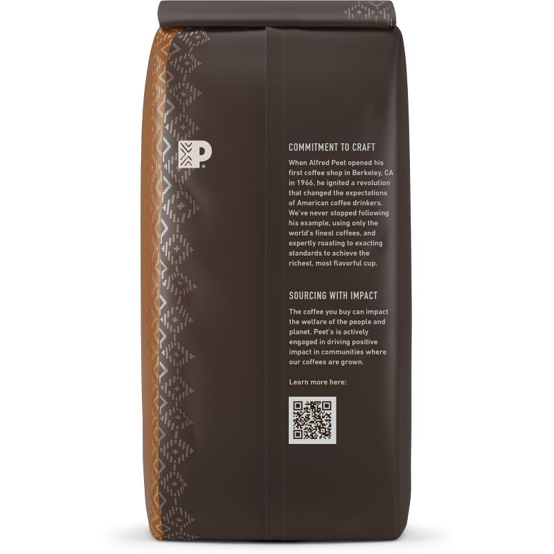 Peet&#39;s House Blend Dark Roast Ground Coffee - 10.5oz, 3 of 6