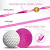 PartyWoo Crepe Paper Streamers Deep Pink 4 Rolls 328 ft 1.8 Inch x 82 Ft Roll - 3 of 4