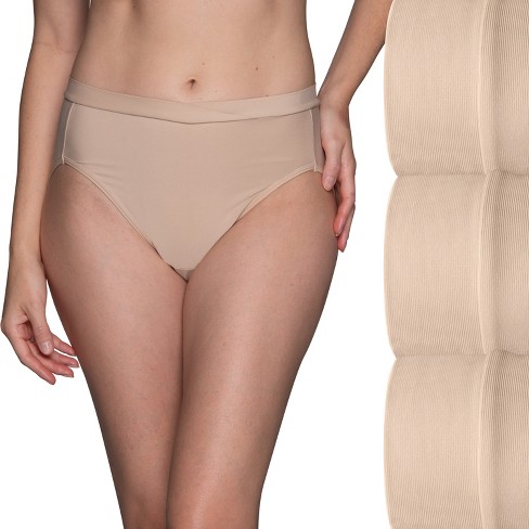 Vanity Fair Beyond Comfort 13291-Mutandine Elasticizzate e setose Mutande da Uomo, Nero Mezzanotte, L Donna
