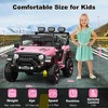 12V Kids Ride On Truck Car with Parent Remote Control, Electric Vehicle for Toddlers, LED Bluetooth 3 Speeds, - 2 of 4