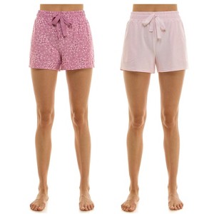 Jacyln Womens 2 Pack of Pajama Shorts - 1 of 4