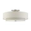 Livex Lighting Meridian 6 - Light Semi-Flush Mount in  Brushed Nickel - 2 of 2