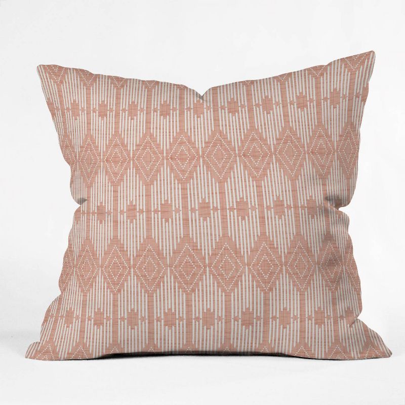 26&#34;x26&#34; Heather Dutton West End Blush Square Throw Pillow Pink - Deny Designs, 1 of 6