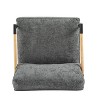 CAVINAS 27.56"Modern Accent Chair with Plush Chairs,Comfy Armchair Reading Chair for Living Room,Office&Bedroom,Minimalist Lounge Chair - 4 of 4