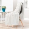 Chanasya Stripe Textured Faux Fur Throw Blanket - 3 of 4