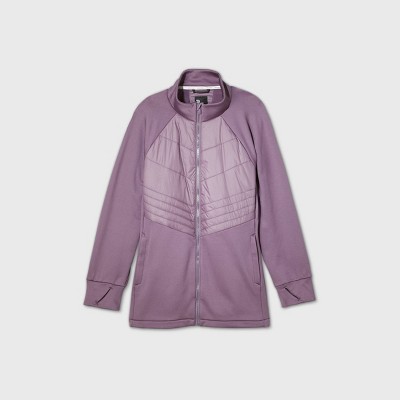 plus size purple jacket
