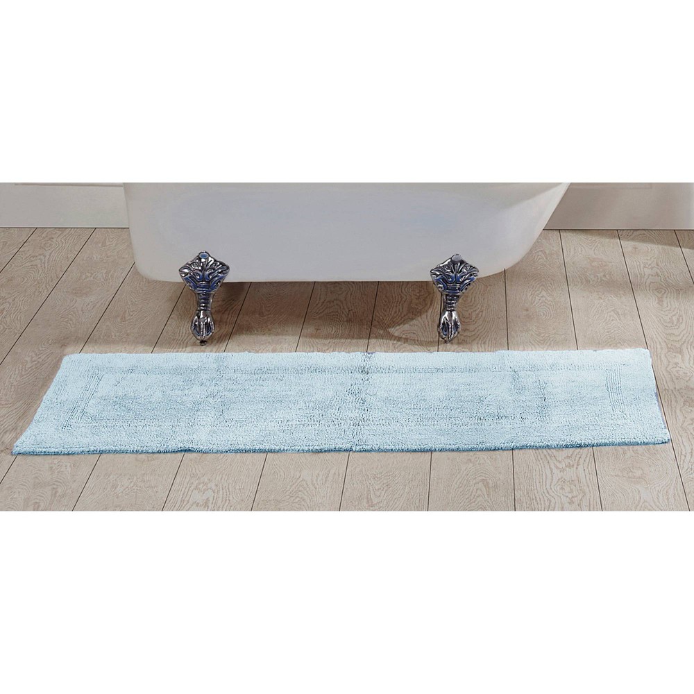 20inx60in Lux Collection Bath Rug Blue - Better Trends