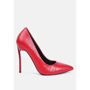 Urchin Croc Patterened High Heeled Sandal Women - 1 of 4