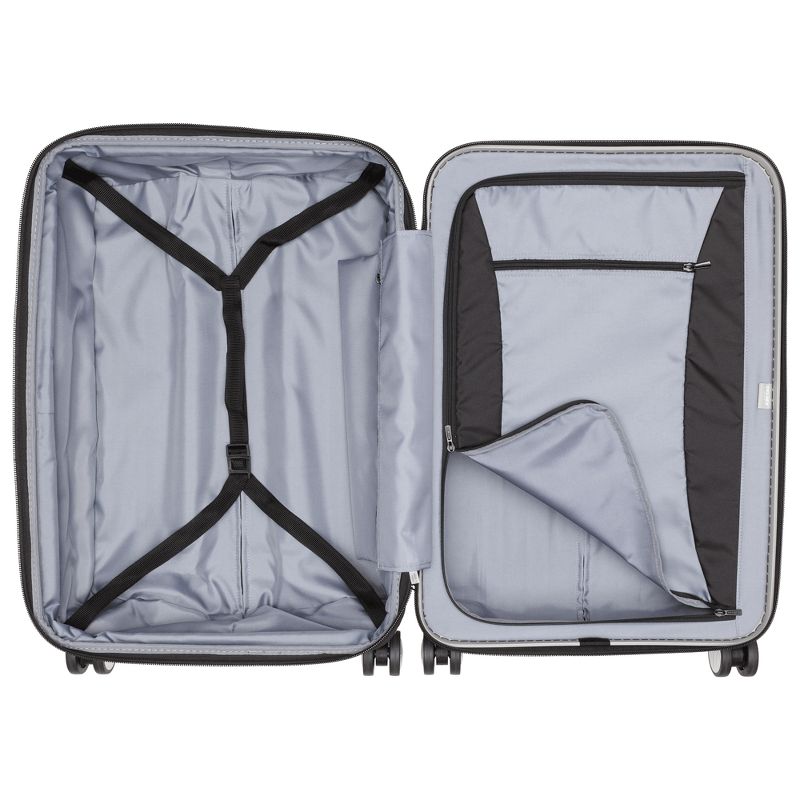 DELSEY Paris Titanium Expandable Upright Hardside Medium Checked Spinner Suitcase, 4 of 8