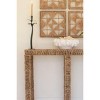 Handwoven Seagrass Console Table with Iron Frame 34"Tall by Kalalou - 2 of 3