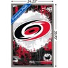 Trends International NHL Carolina Hurricanes - Maximalist Logo 23 Framed Wall Poster Prints - 3 of 4