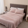 Solid Fleece Sheet Set - Isla Jade - 2 of 4