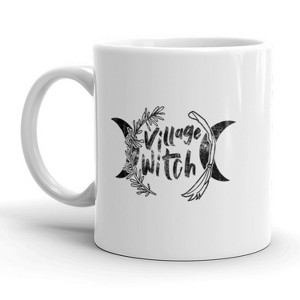 Crazy Dog T-Shirts Village Witch Coffee Mug Funny Halloween Ceramic Cup-11oz - 1 of 4