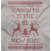 Ugly Christmas Naughty is New Nice Sweatshirt for Men or Women Brisco Brands - 2 of 4