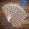 Unique Bargains Self Adhesive PVC Waterproof Screw Hole Stickers - 3 of 4