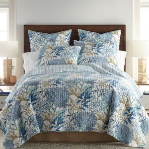 Mahina Quilt and Pillow Sham Set - Levtex Home - 1 of 4