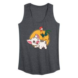 Women's - Disney - Pua And Hei Ehi Graphic Racerback Tank - 1 of 4