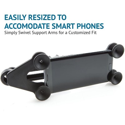 Black Adjustable 360° Swivel Tablet and Phone Holder