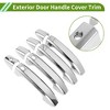 Unique Bargains Exterior Door Handle Cover for Chevrolet Colorado 2023-2024 ABS 1 Set - 4 of 4