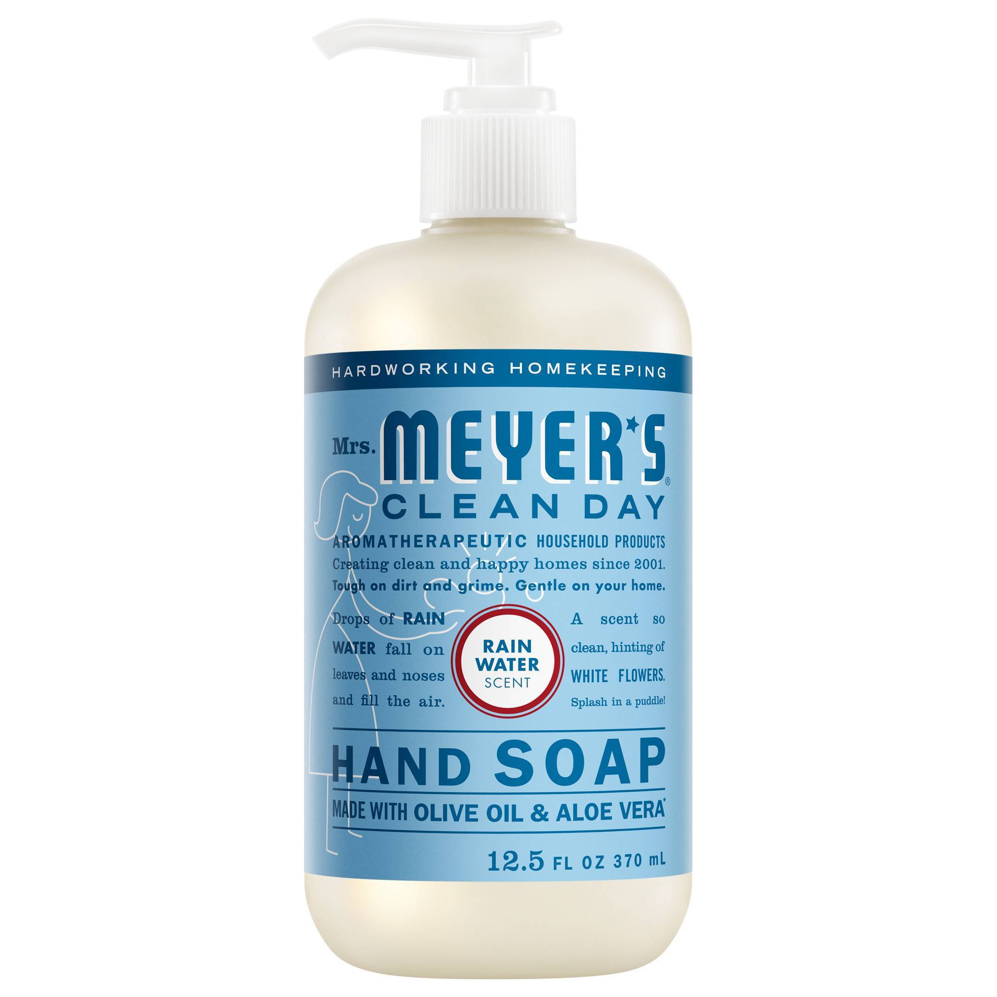 Mrs. Meyer's Clean Day Liquid Hand Soap - Rain Water - 12.5 fl oz: Paraben-Free, Pump Bottle