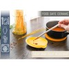 Nat & Jules Gold 6 x 4 Glossy Ceramic Oval Countertop Spoon Rest - 3 of 4