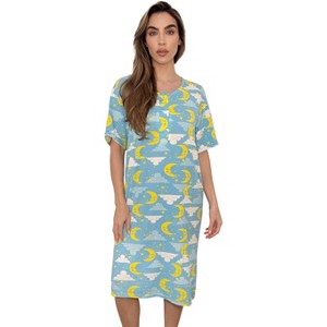 Just Love Short Sleeve Nightgown Sleep Dress for Women 4365-10717-XL - 1 of 3