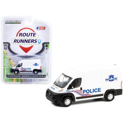 2017 Ram ProMaster 2500 Cargo High Roof Van White "Washington D.C. Police" "Route Runners" 1/64 Diecast Model by Greenlight