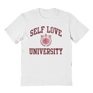 Social Collective Men's Self Love U  Valentines Day Short Sleeve Graphic Cotton T-Shirt - 1 of 3