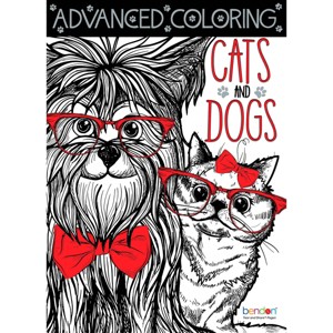 Advanced Coloring Book Cats and Dogs - Bendon: Adult Creative Pages, 40 Images of Cats & Dogs, 12+ Years - 1 of 4