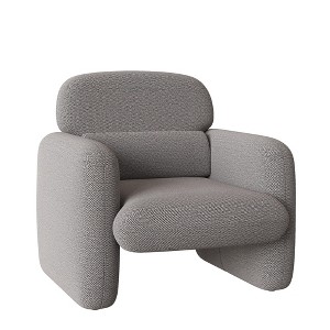 GustoWave Modern Sofa Accent Chair with Wood Frame, Comfy Single Reading Armchair for Living Room, Bedroom, Apartment - 1 of 4