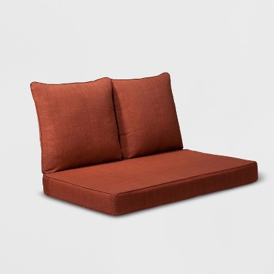 outdoor loveseat replacement cushions