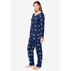 Avenue Women's Plus Size Body Three-Quarter Sleeve Pajama Set - 3 of 3