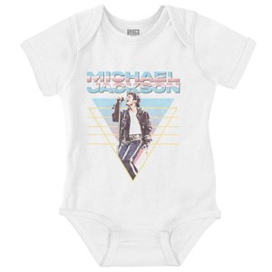 Michael Jackson 90s King of Pop Baby Romper Boys or Girls Brisco Brands - 1 of 4