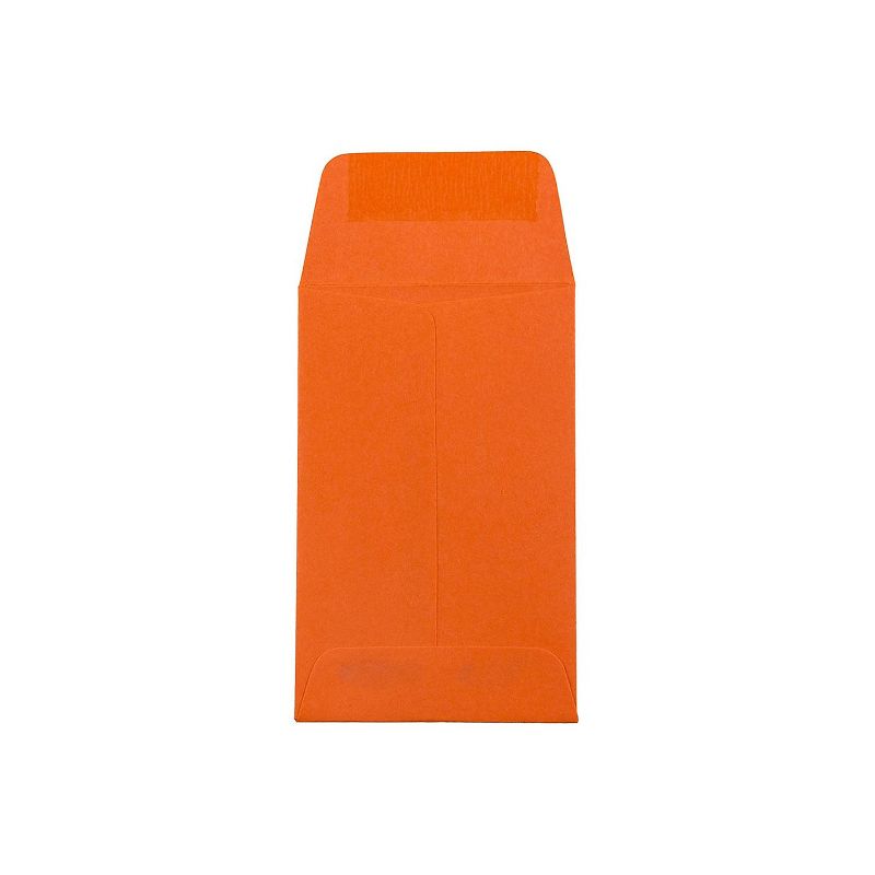 JAM Paper #1 Coin Business Colored Envelopes 2.25 x 3.5 Orange Recycled Bulk 500/Box (352627815H) , 2 of 5
