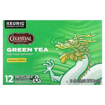 Celestial Seasonings Green Tea, 12 K-Cup Pods, 0.1 oz (3.1 g) Each