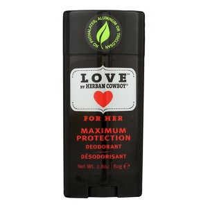Herban Cowboy Love For Her Maximum Protection Deodorant - 2.8 oz - 1 of 4