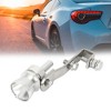 Unique Bargains Silver Sound Whistle Muffler Exhaust Pipe Valve BOV Simulator Whistler M Silver Tone 1pcs - 2 of 4