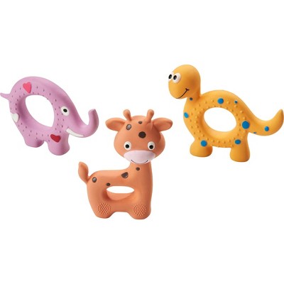 Spot Latex Rings Dog Toy Assorted - Pack of 36
