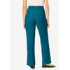 Woman Within Plus Size Petite Wide-Leg Fineline Denim Jean - 3 of 4