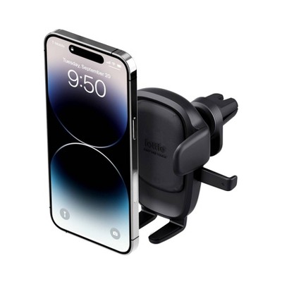 iOttie Easy One Touch 6 Air Vent & Flush Mount - Black: Plastic Phone Car Accessory