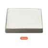 Unique Bargains Indoor Ceramic Square Plant Pot Saucers Tray 2 Pcs - 4 of 4