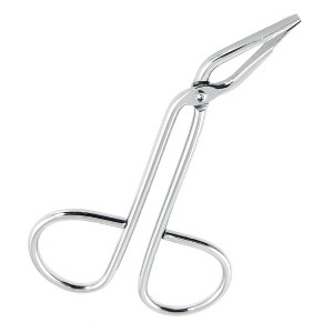 Unique Bargains Stainless Steel Curved Tip Eyebrow Brow Tweezers Trimmer Makeup Tool 3.2" - 1 of 4