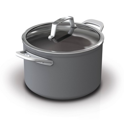 Ninja Foodi NeverStick Premium Hard-Anodized 6.5qt Stock Pot with Glass Lid C30465