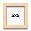 PosterPalooza | Square Classic Modern Yellow Picture Frame - UV Acrylic, Foam Board Backing, Hanging Hardware - 2 of 4