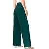 Roaman's Plus Size Classic Stretch Wide Leg Jean - 4 of 4