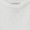 Carter's Just One You® Baby Girls' 3pc Plaid Sweatshirt with Long Sleeve Bodysuit and Leggings Set - Purple - 3 of 4