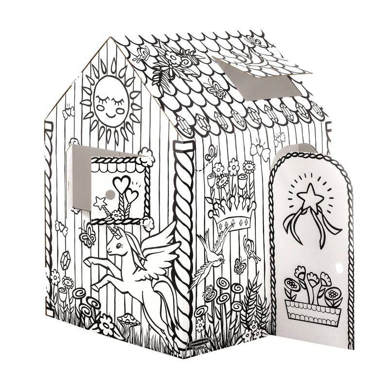 Bankers Box at Play Unicorn Cardboard Playhouse - Fellowes, 3 of 8