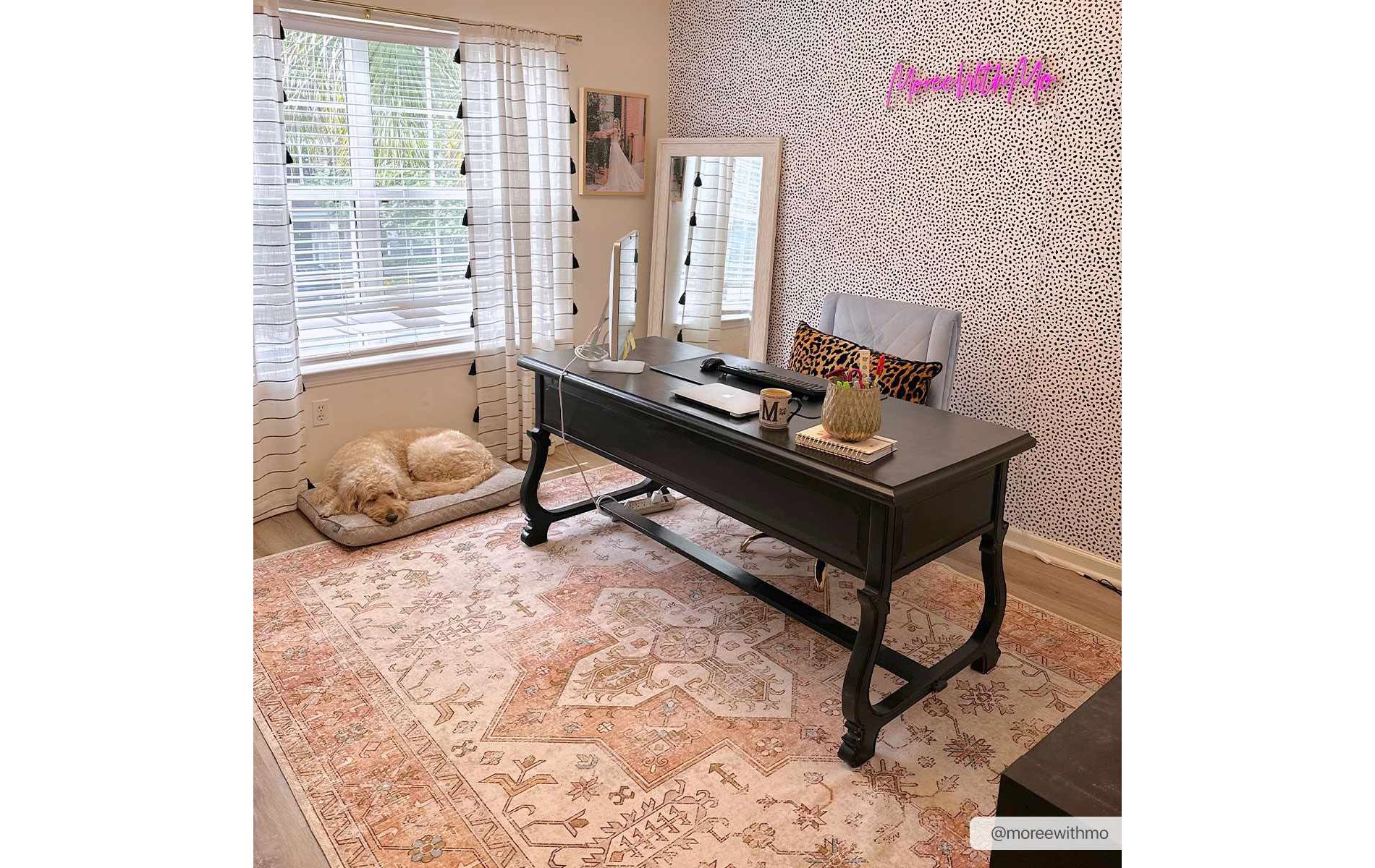 Hauteloom Rectangle Area Rug   Beige