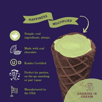 Muddy Bites Star Wars Cookies 'N Cream Waffle Cone Snacks - 4.25oz